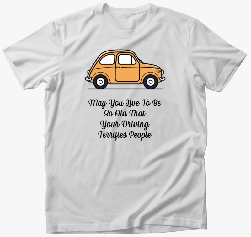 Driving terrifies póló