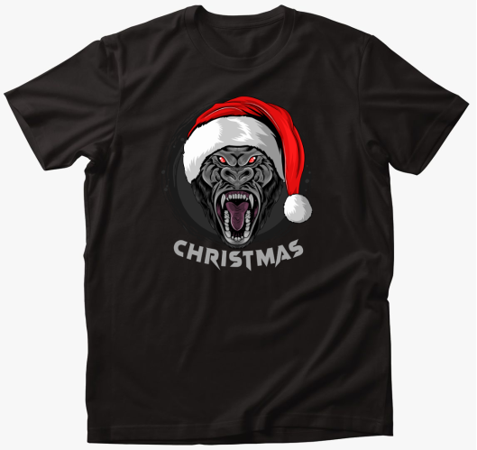 Gorilla Mikulás póló