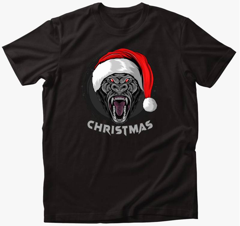 Gorilla Mikulás póló