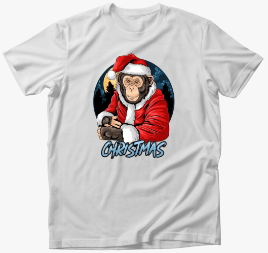 Majom Mikulás póló