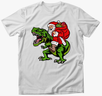 Mikulás T-rexen póló