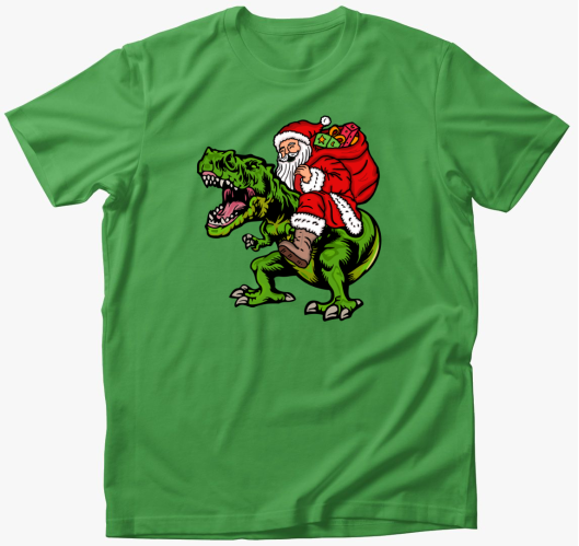 Mikulás T-rexen póló