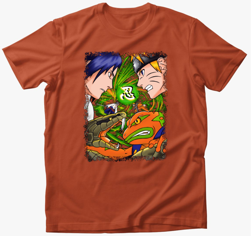 Sasuke vs Naruto póló
