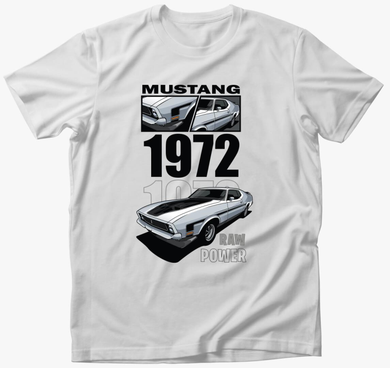 Mustang Raw Power póló