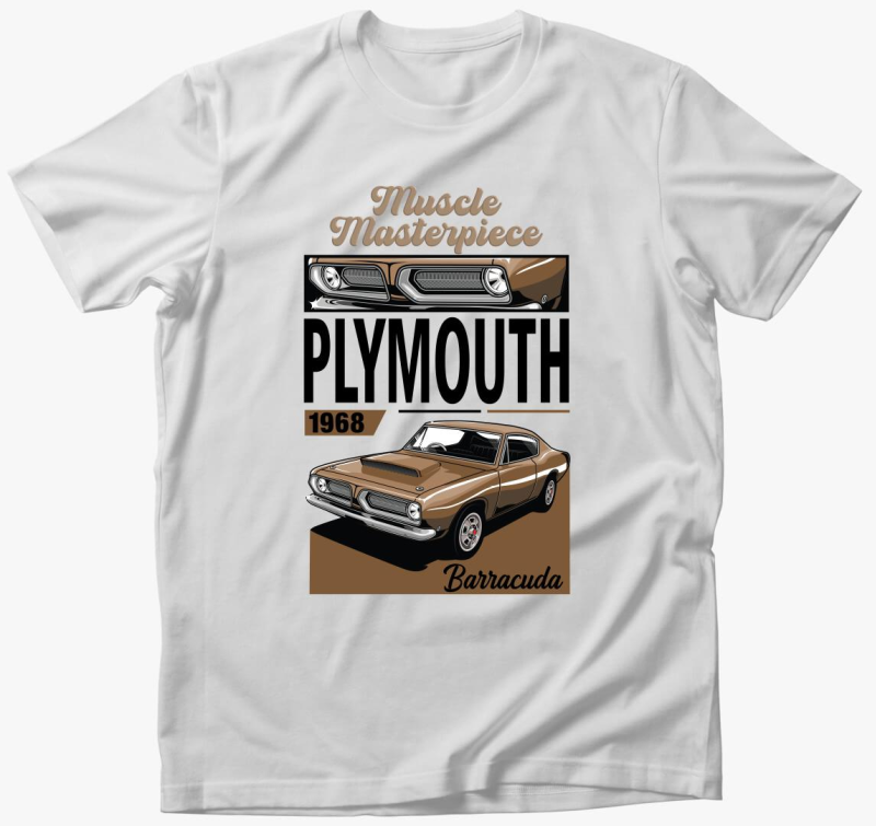 Plymouth Barracuda póló