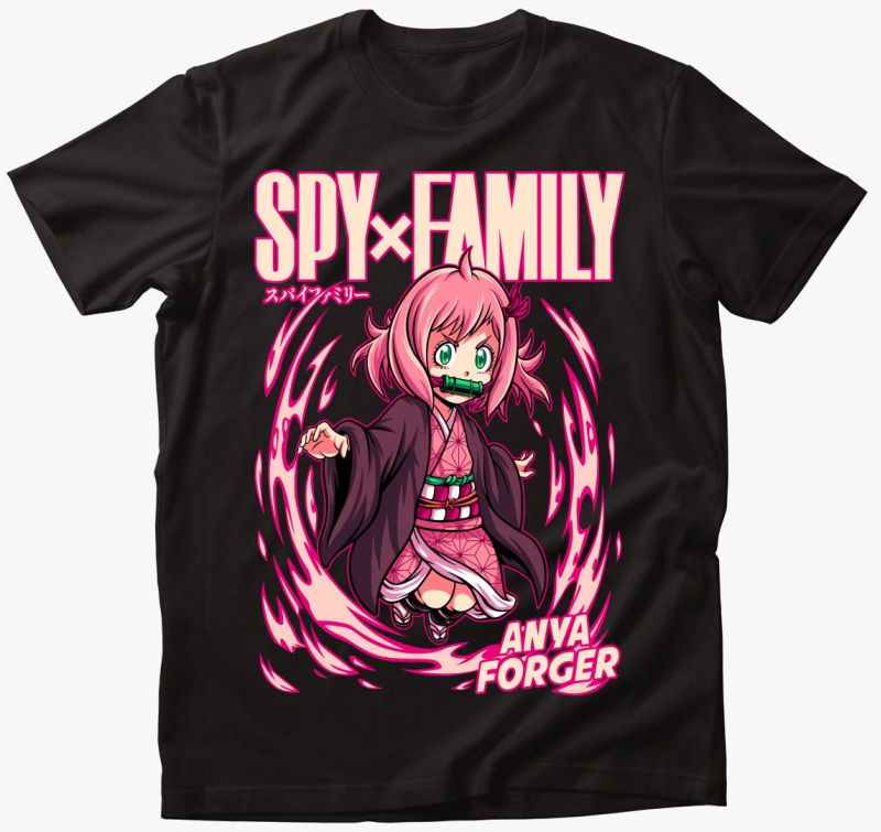 Spy x Family - Anya Forger - Nezuko cosplay póló