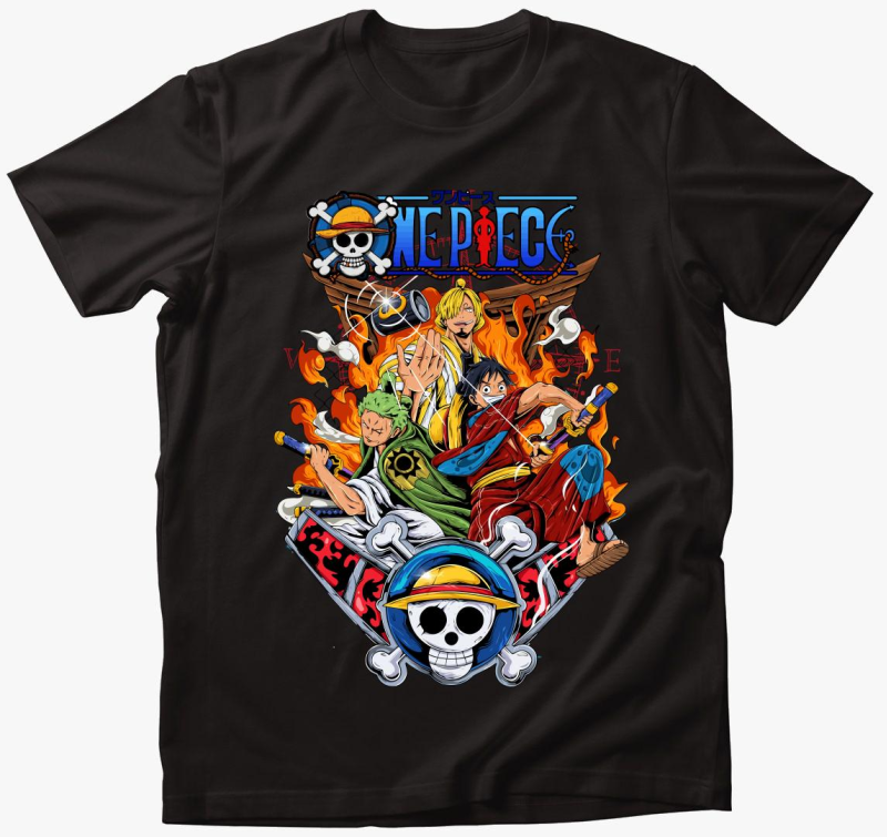 One Piece - Straw Hat Pirates póló