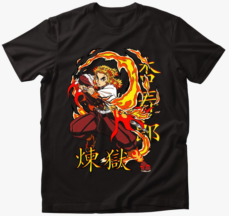 Demon Slayer - Kyojuro a lángoszlop póló