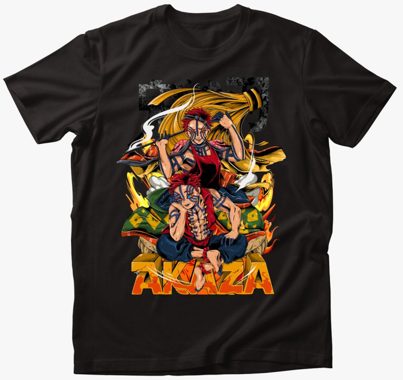 Demon Slayer - Akaza - Upper Rank Three póló