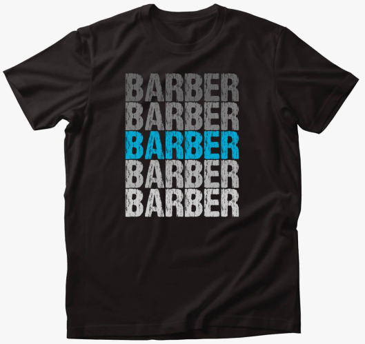 Barber feliratú póló