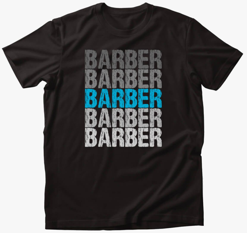 Barber feliratú póló