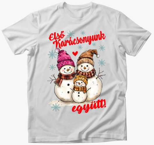 Elsó karácsonyunk együtt hóemb...