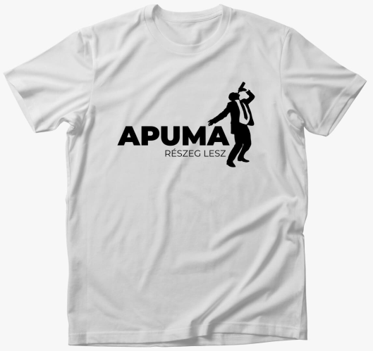 Apuma részeg lesz póló