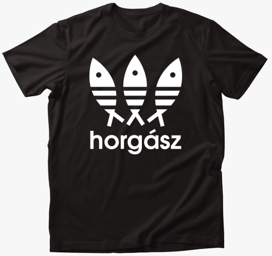 Horgász márkaparódia póló