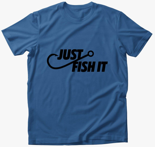 Just fish it horgász póló