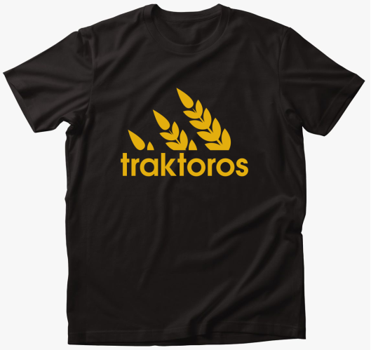 Traktoros márkaparódia póló...
