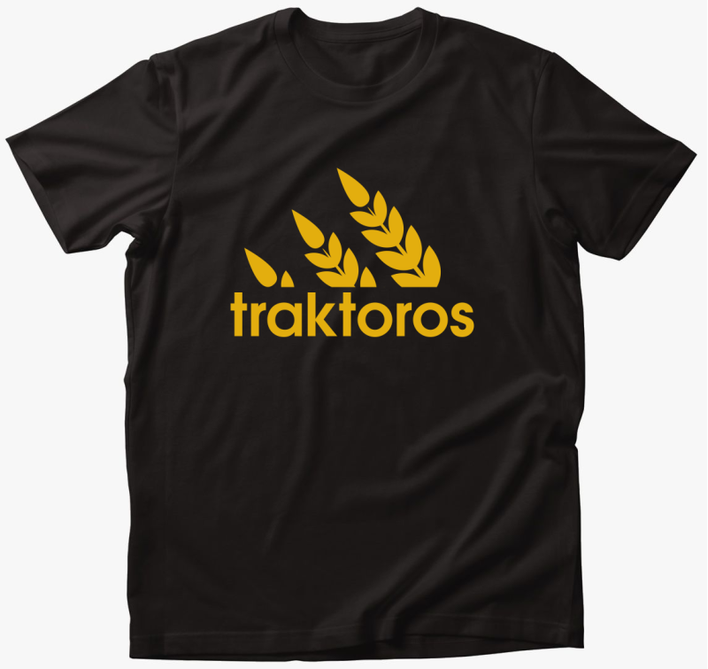 Traktoros márkaparódia póló