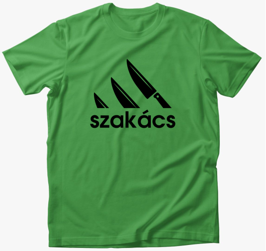Szakács márkaparódia póló