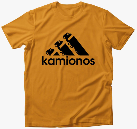 Kamionos márkaparódia póló