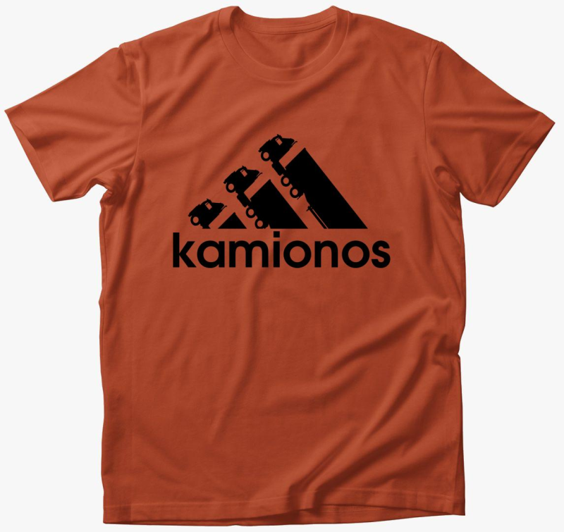 Kamionos márkaparódia póló