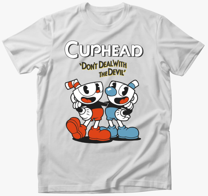 Cuphead - Don't deal with the devil póló
