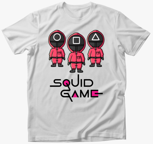 Squid Game - Chibi rózsaszín ő...