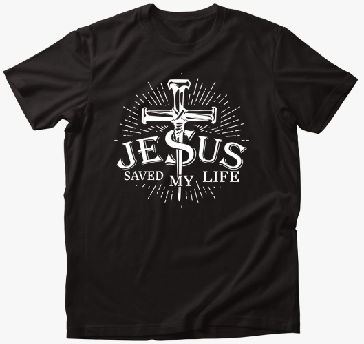 Jesus póló 2  FEHÉR MINTA