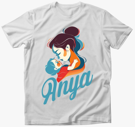 Anya és Fia Rajz póló