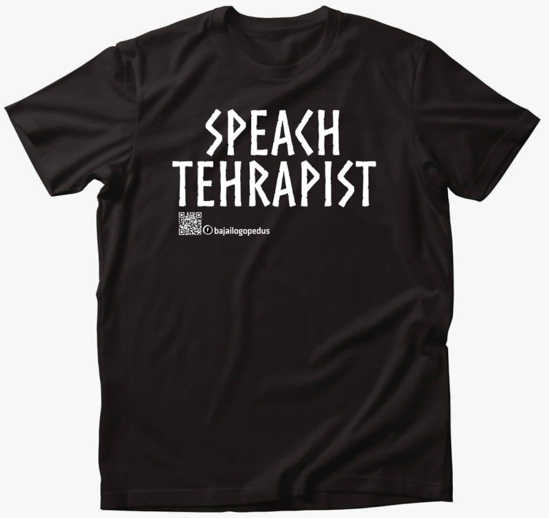 Lopogédus póló | angol | Speach Tehrapist t-shirt in English