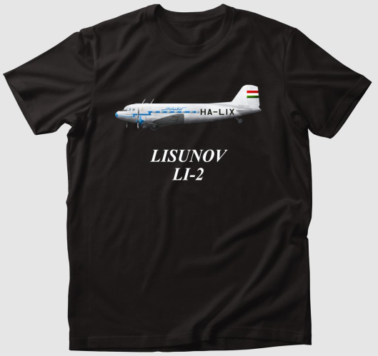 Li-2 fehér felirattal póló