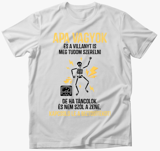 Apa vagyok... vicces póló
