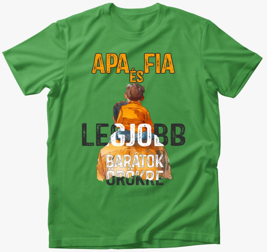 Apa és fia art póló