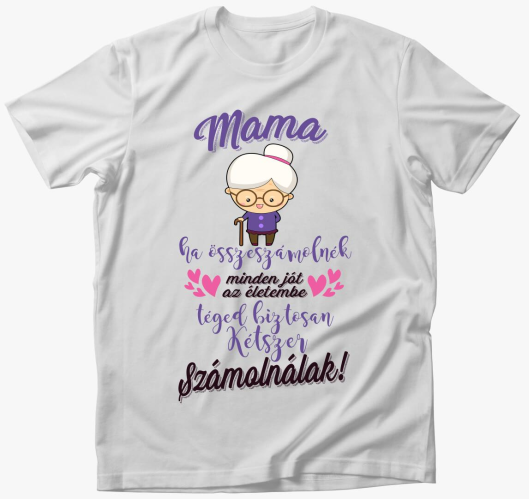 Mama számolós póló