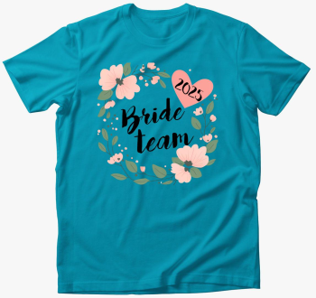 Bride team virágos p