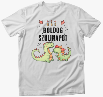 Dinós Szülinap póló