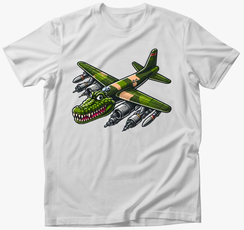 Bombardiro Crocodilo Cartoon póló
