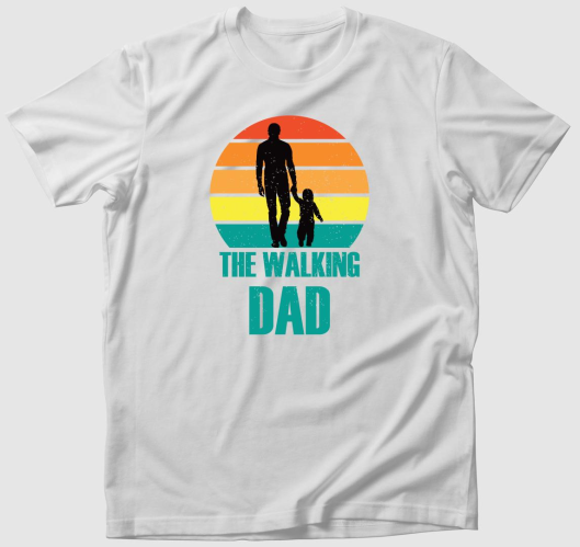 The walking dad mintás póló