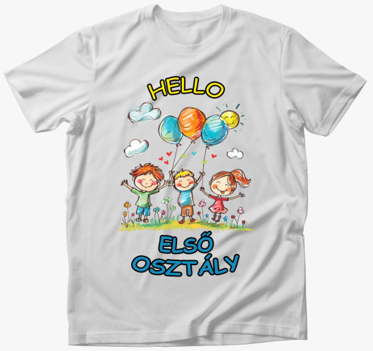 Hello első osztály póló