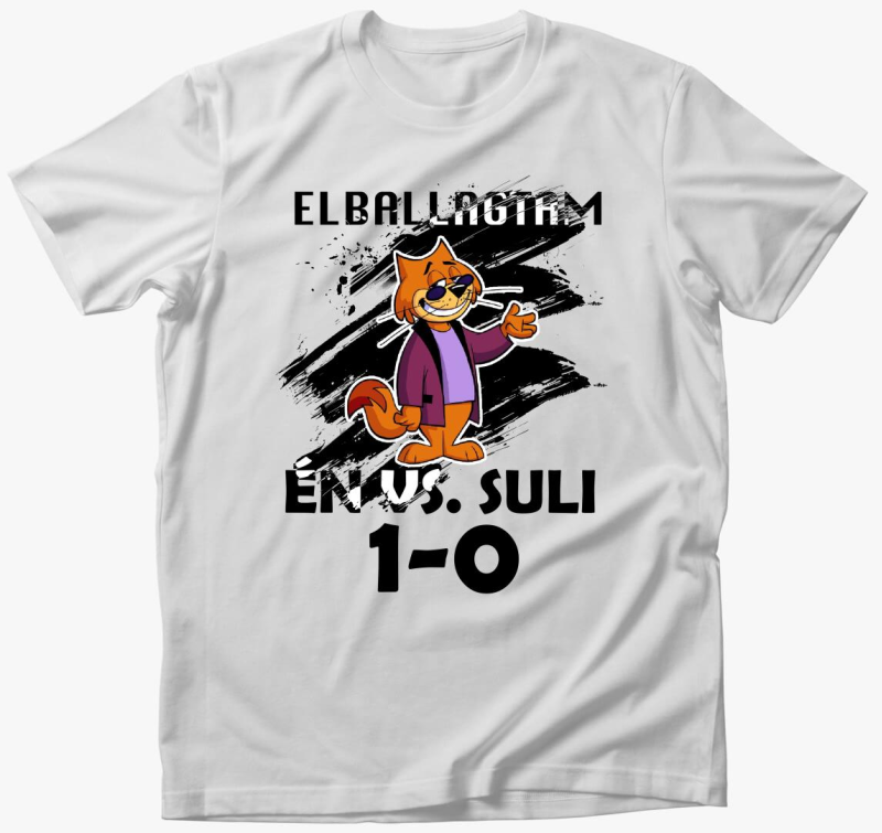 Elballagtam macskás póló