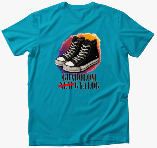 Gondolom Nem Gyalog Póló