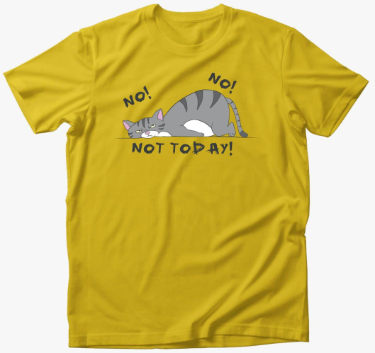 Not today cica póló