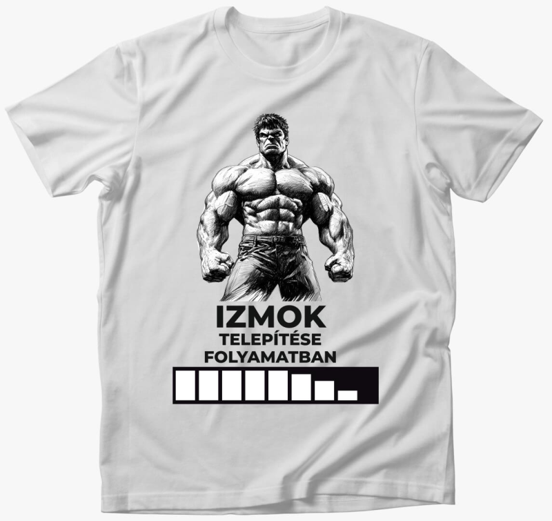 Izmok Telepítése Folyamatban póló