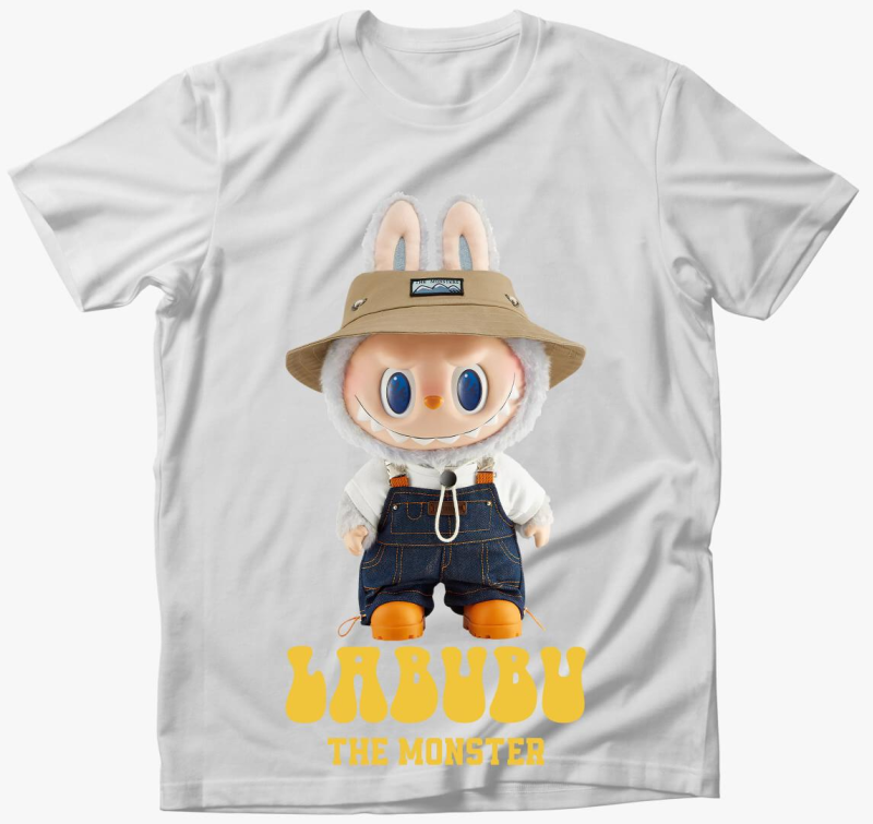 Sapkás labubu póló 