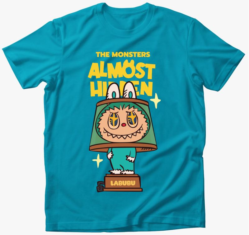 Almost hide labubu póló