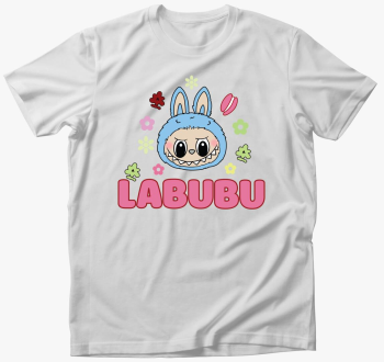 Kék fejű labubu póló 