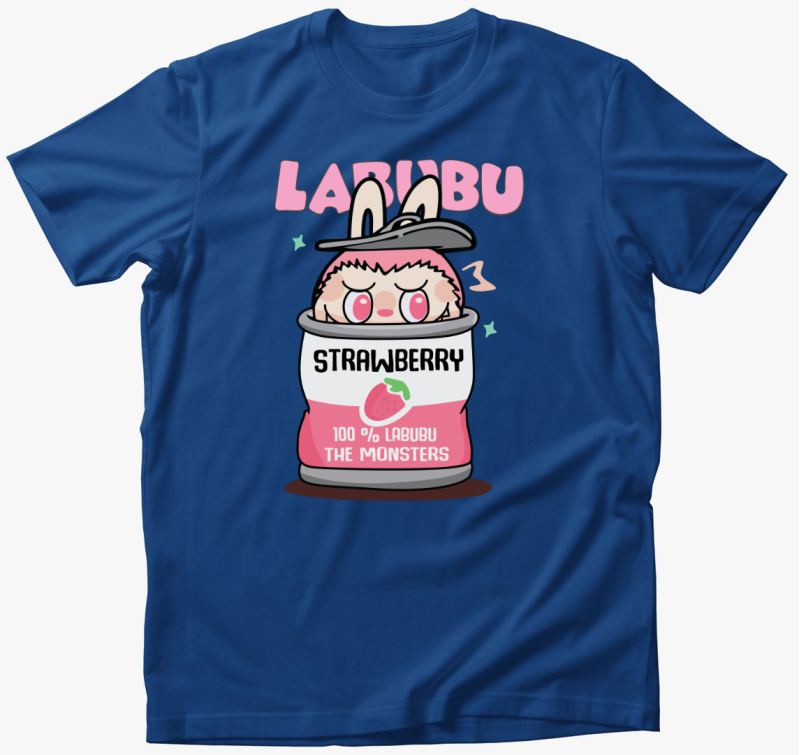 Strawberry labubu póló 