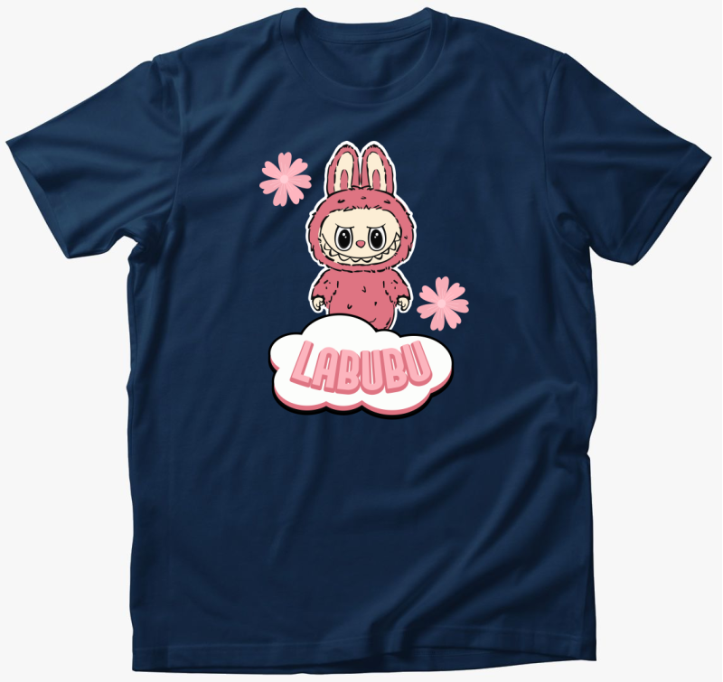 Rózsaszín Labubu póló