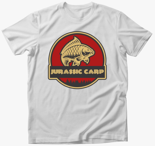 Jurassic carp horgász póló