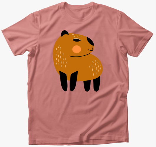 Cuki cartoon capybara póló