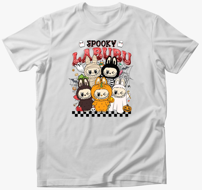 Halloween kísérteties Labubu póló